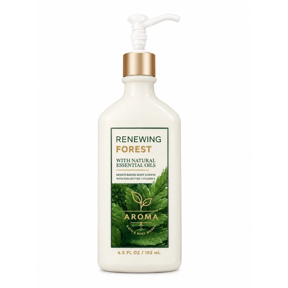 NEW! Bath & Body Works Aromatherapy Renewing Forest Body Care Cream Lotion